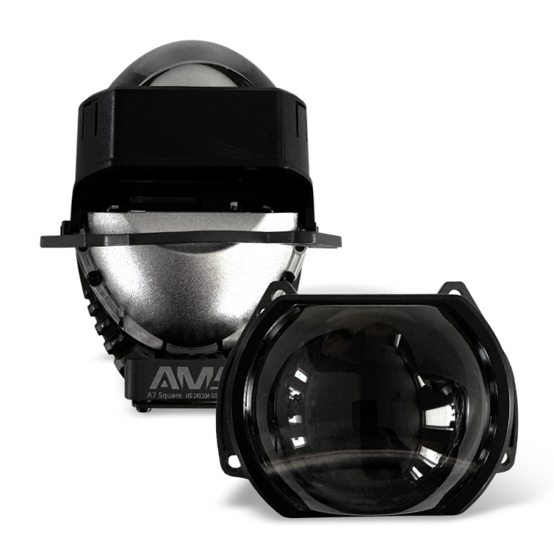 LED headlight lenses AMS ORIGINAL A7 Square 3.0 F
