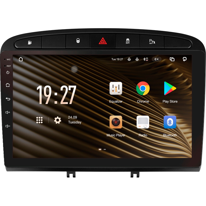 Android head unit SIGMA S9464 ANDROID 12 4+64 Gb 4G DSP Peugeot 408 1 T7 2012-2020 For Peugeot 308 2007-2015 9"