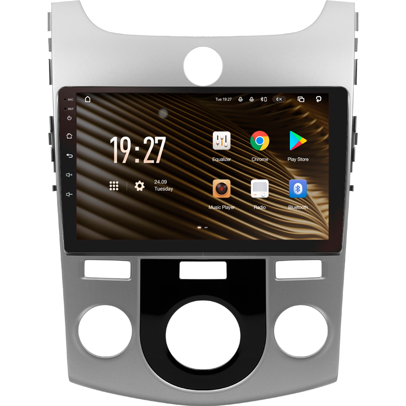 Android head unit SIGMA S9464 ANDROID 12 4+64 Gb 4G DSP Kia Cerato 2 TD 2008-2013 (F1) 9"