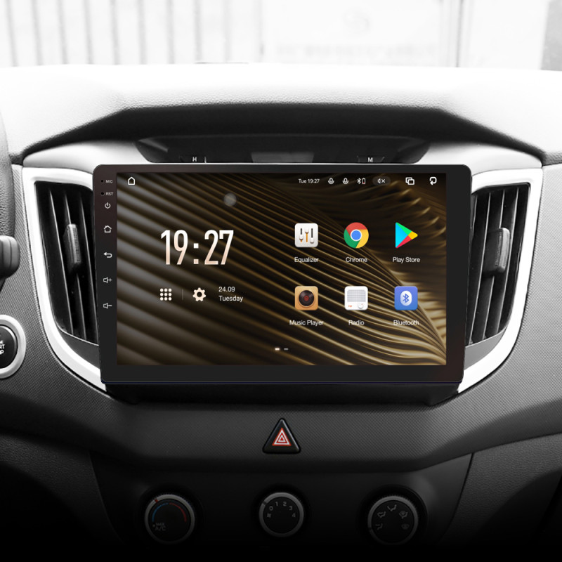 Android head unit SIGMA S10464 ANDROID 12 4+64 Gb 4G DSP Hyundai Creta IX25 2015-2019 10"