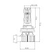 Łampa LED SIGMA E2 H8/H9/H11/H16JP