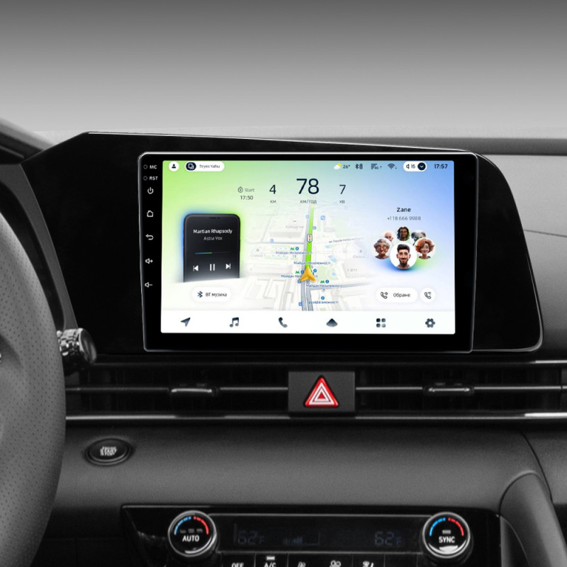 Štátní multimédia systém Teyes CC4L 4+64 GB Hyundai Elantra VII CN7 (ZYJ) 2020–2021, 9 palců