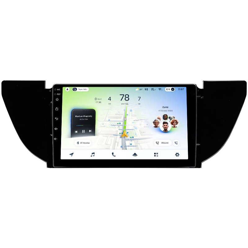 Android head unit Teyes CC4L 6+64 Gb Geely GS 2016-2020 Emgrand EC7 1 2018-2020 (F1) 9"