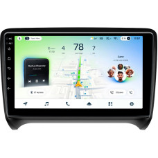 Fest eingebaute Magnetophonanlage Teyes CC4L 6+64 GB für Audi TT 2 8J (2006–2014), 9 Zoll.