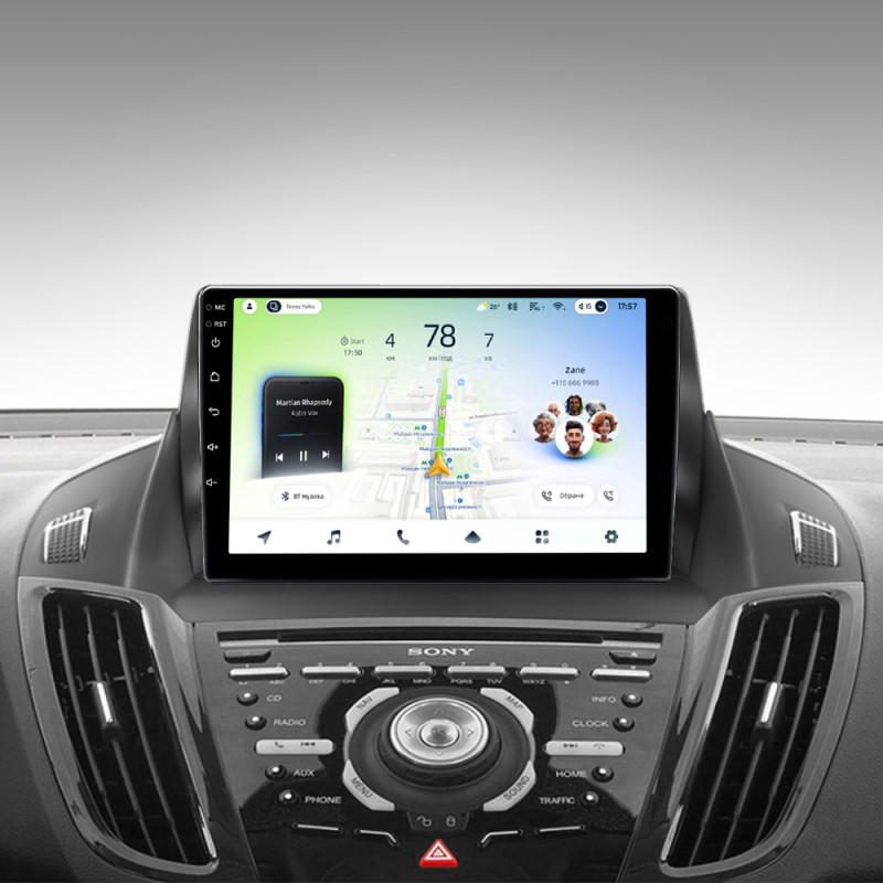 Android head unit Teyes CC4L 6+64 Gb Ford Kuga 2 Escape 3 2012 - 2019 (A) 9"