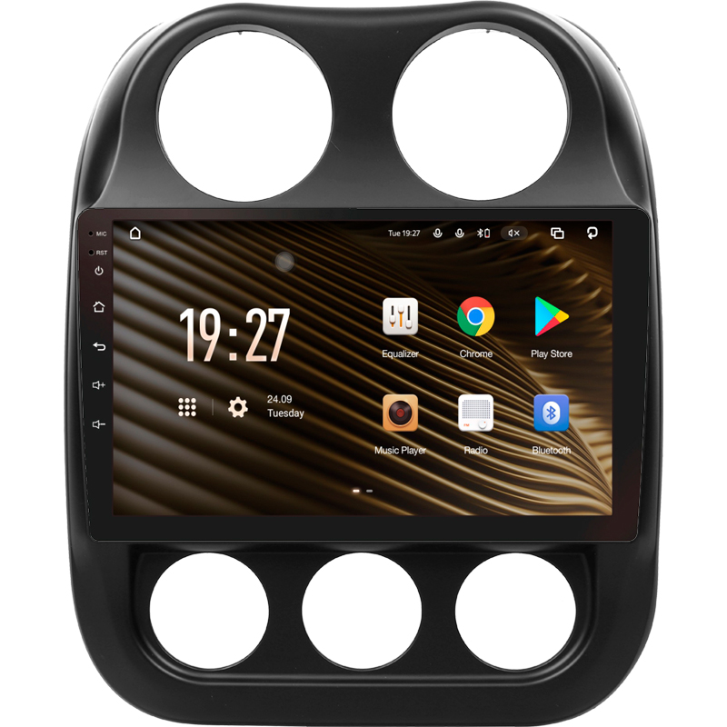 Stacja radiowo-magnetofonowa SIGMA S10464 ANDROID 12 4+64 GB 4G DSP Jeep Compass 1 MK 2009–2015 10