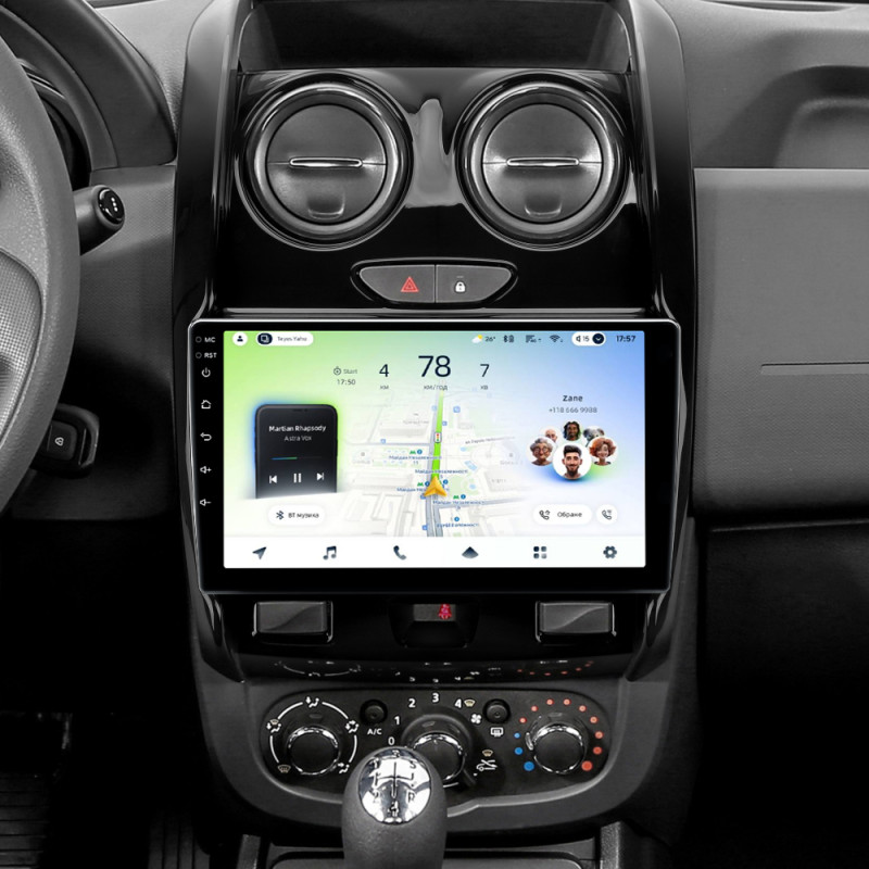 Android head unit Teyes CC4L 6+64 Gb Renault Duster (F2) 2015-2021 / LADA Largus 2021 9" (L1)