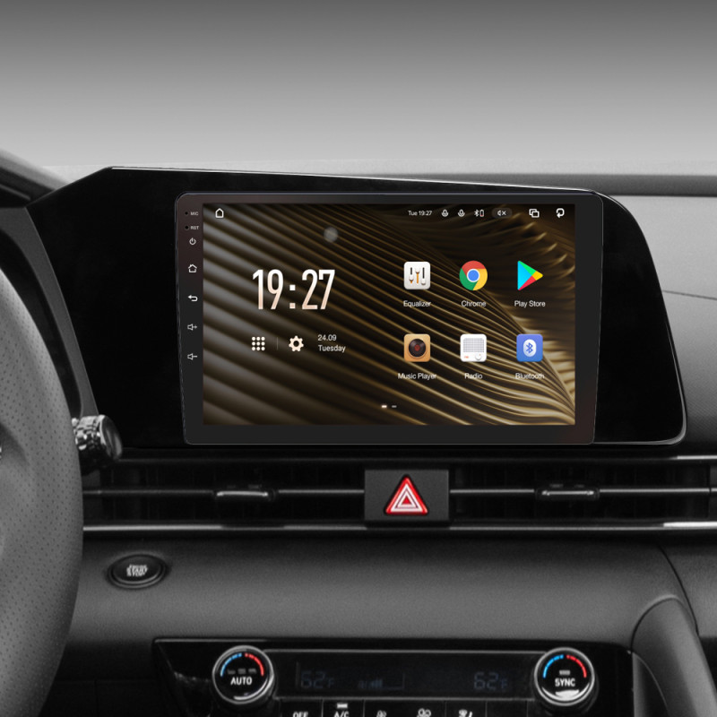 Android head unit SIGMA S9464 ANDROID 12 4+64 Gb 4G DSP Hyundai Elantra VII CN7 (ZYJ) 2020-2021 9"