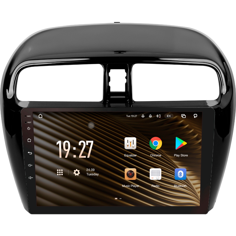 Android head unit SIGMA S9464 ANDROID 12 4+64 Gb 4G DSP Mitsubishi Mirage 6 2012-2018 9"