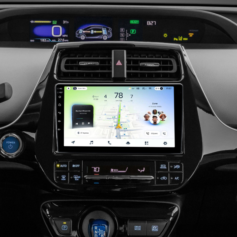 Android head unit Teyes CC4L 6+64 Gb Toyota Prius XW50 2015-2020 9"