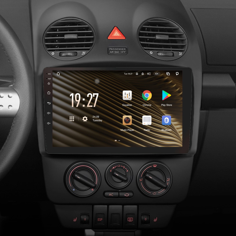 Magnítola de ándar por SIGMA S9464 ANDROID 12 4+64 GB 4G DSP para Volkswagen Beetle A4 (2002–2011), 9