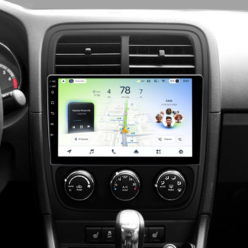 Android head unit Teyes CC4L 4+64 Gb Dodge Caliber PM 2009 - 2013 9" (L2)