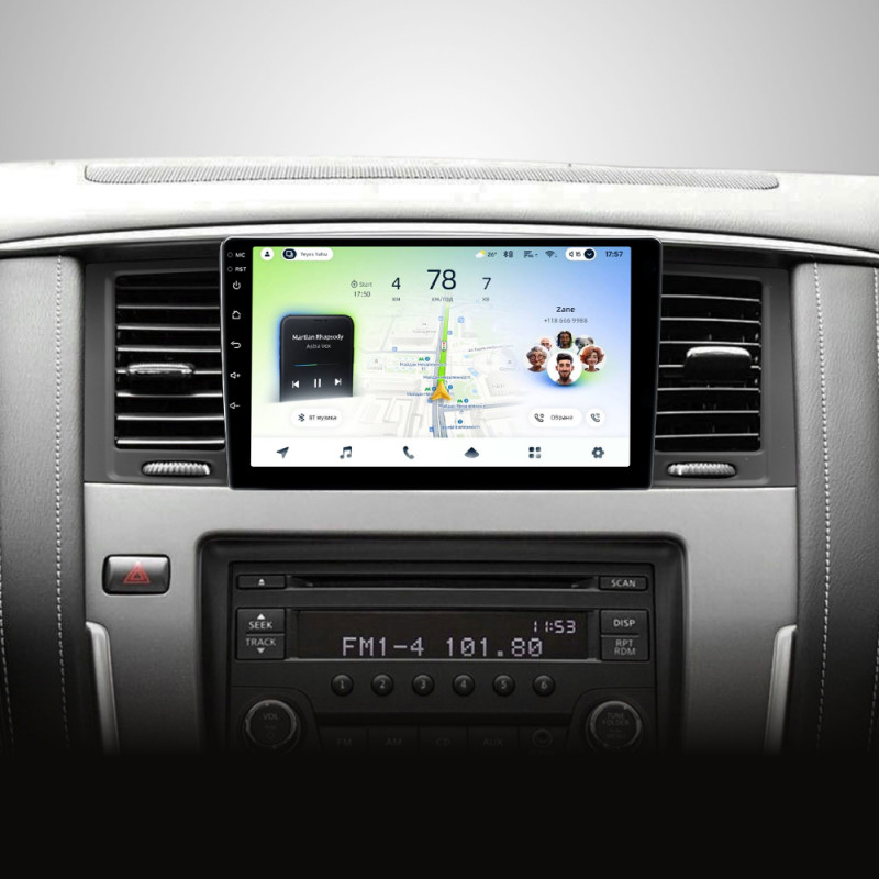 Fest eingebaute Magnetophonanlage Teyes CC4L 4+64 GB für Nissan Patrol 6 VI Y62 (2010–2020, F1) 9