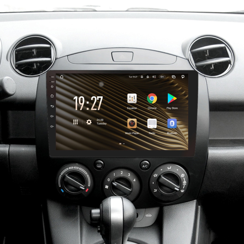 Sterownik multimedialny SIGMA S9464 ANDROID 12 4+64 GB 4G DSP do Mazda 2 DE (2007–2014), ekran 9