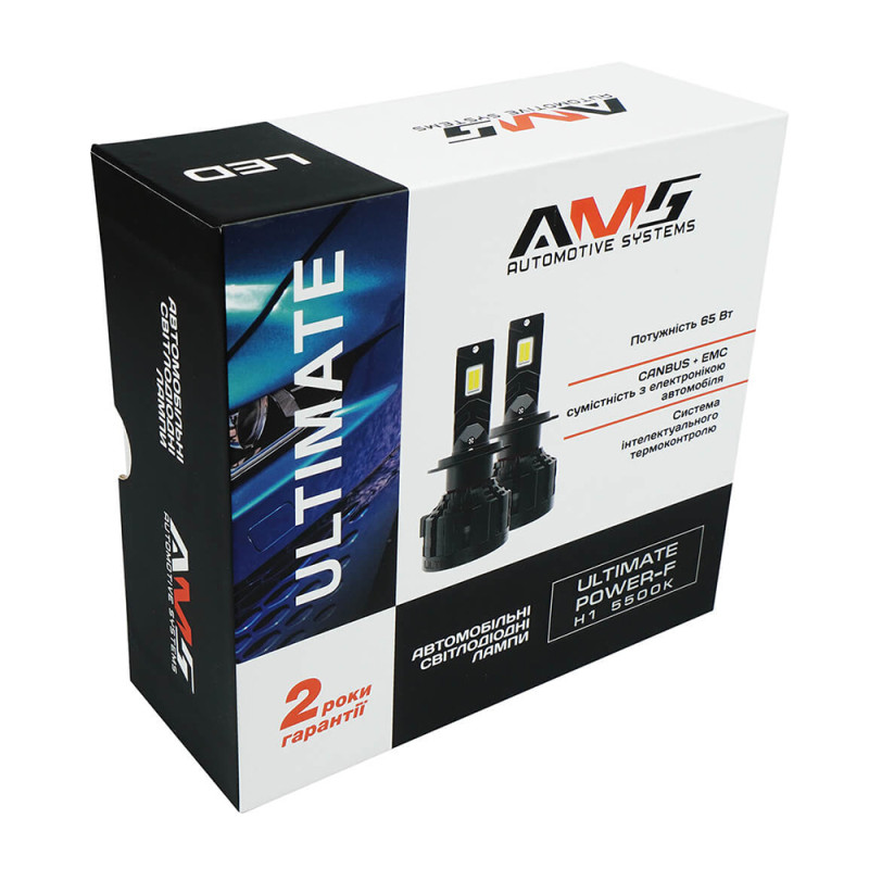 LED bulb AMS ULTIMATE POWER-F H1 5500K CANBUS