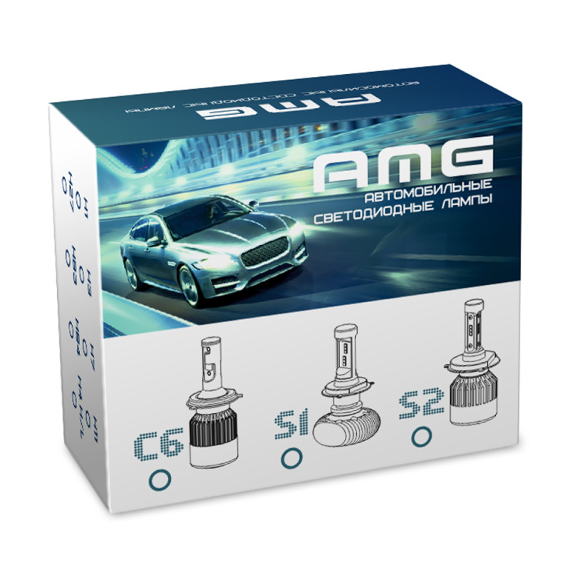 LED bulb AMG S2 H1 CSP (cooling fan)