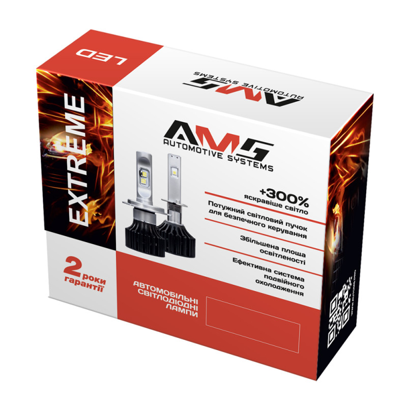 LED bulb AMS EXTREME POWER-F 9006 3000K