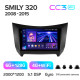 Android head unit Teyes CC3 6+128 Gb with 360° surround view° Lifan Smily 320 2008-2015 9" 2k