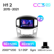 Štátní magnetofon Teyes CC3 6+128 GB Hyundai H1 II 2 TQ (2015–2021, F2) 9