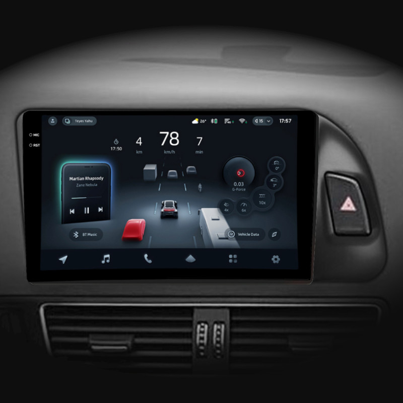 Android head unit Teyes CC4 Pro 12+256 Gb Audi Q5 8R 2008-2017 (B) 9" 2k (L2)