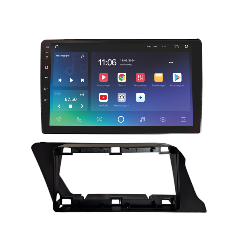 Android head unit SIGMA X10432 ANDROID 10 4+32 Gb 4G DSP Audi A4L 2009-2016 10" (L1)