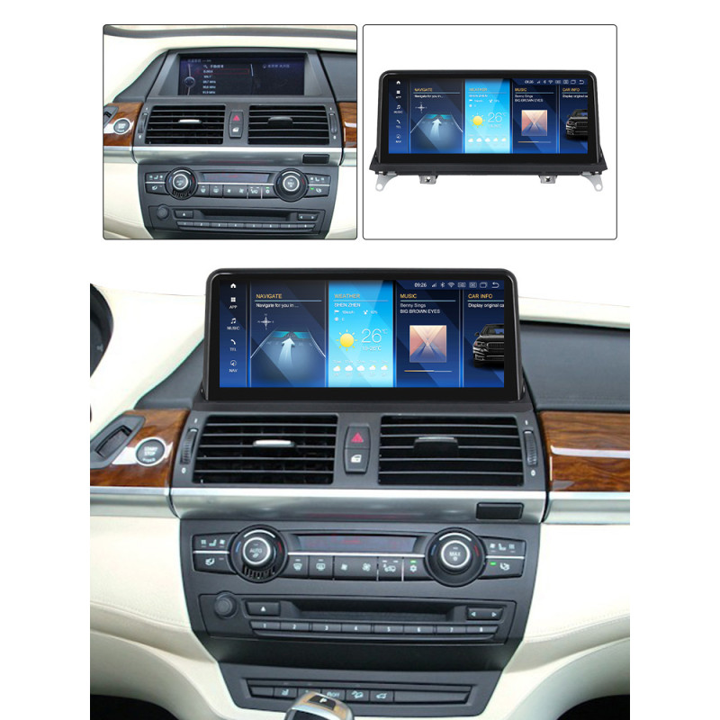 Android head unit AMS BMW X5 E70/X6 E71 (2007-2010) Original CCC System 4+64Gb 10.25"