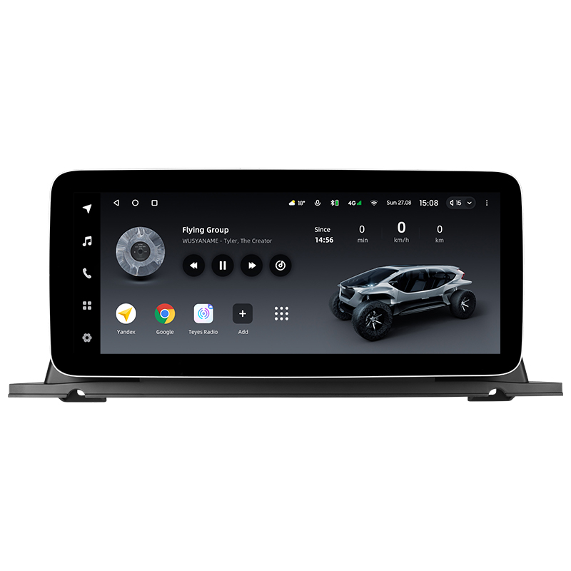 Android head unit Teyes LUX ONE 6+128 Gb with 360° surround view° BMW 5-Series Gran Turismo F07 (CIC) 2010-2013 12.3" (L2)
