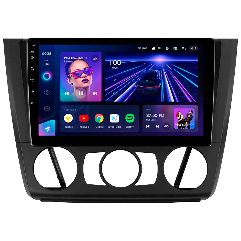 Odtwarzacz multimedialny Teyes CC3 4+32 GB do BMW 1 (E88, E82, E81, E87) z lat 2004–2011 (F1), 9
