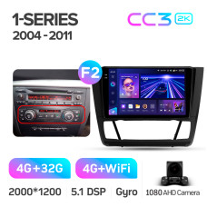 Android head unit Teyes CC3 4+32 Gb BMW 1 E88 E82 E81 E87 2004-2011 (F2) 9" 2k (L2)