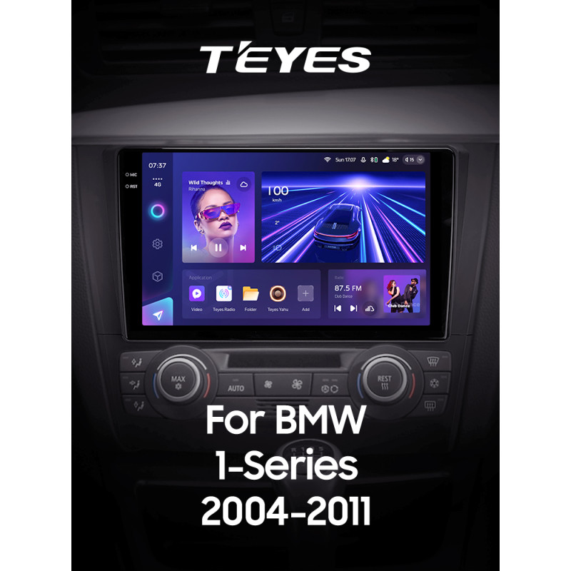 Štátní magnetofon Teyes CC3 4+32 GB pro BMW 1 (E88, E82, E81, E87) 2004–2011 (F1), 9