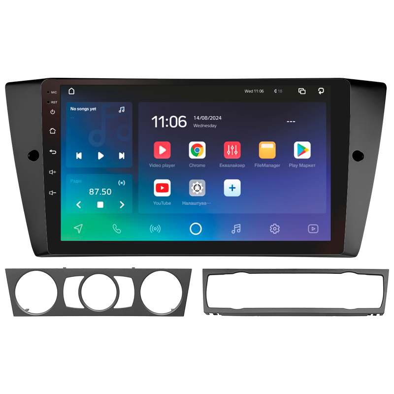 Android head unit SIGMA PRO 9432 ANDROID 10 4+32 Gb 4G DSP BMW 3 E90 E91 E92 E93 2005-2013 9"