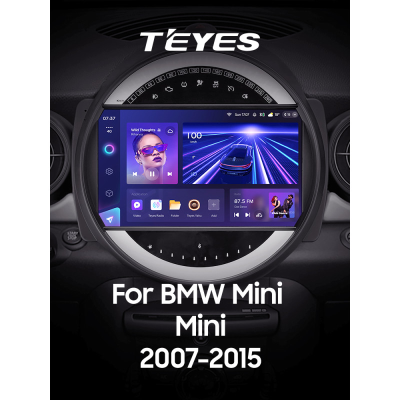 Oryginalna odtwarzacz multimedialny Teyes CC3 4+32 GB do BMW Mini (F1) 2007–2015, 9