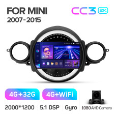 Android head unit Teyes CC3 4+32 Gb BMW Mini (F1) 2007-2015 9" 2k (L2)