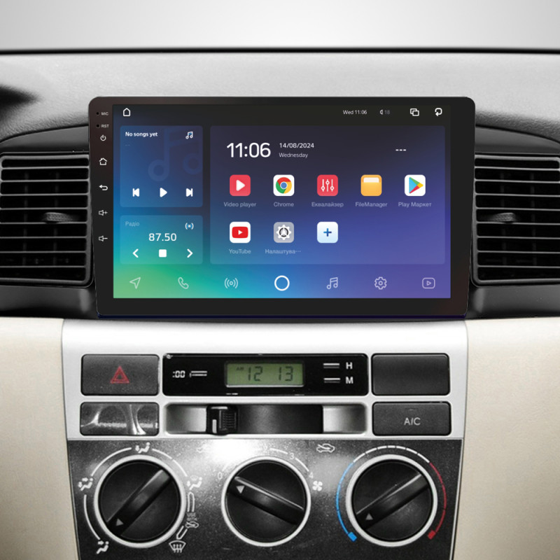 Android head unit SIGMA PRO 9432 ANDROID 10 4+32 Gb 4G DSP BYD F3 1 2005-2013 9"