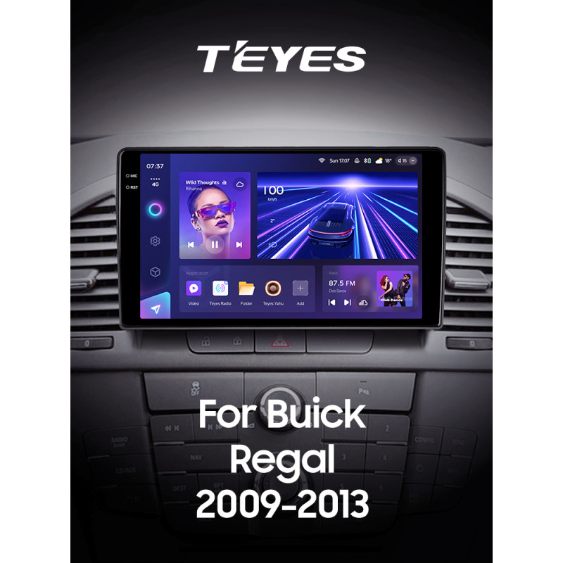 Android head unit Teyes CC3 6+128 Gb Buick Regal / Opel Insignia 2009-2013 9" 2k