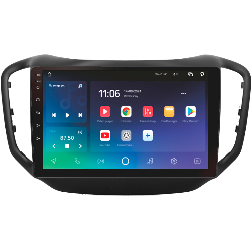 Android head unit SIGMA X10432 ANDROID 10 4+32 Gb 4G DSP Chery Tiggo 5 2014 - 2018 10"