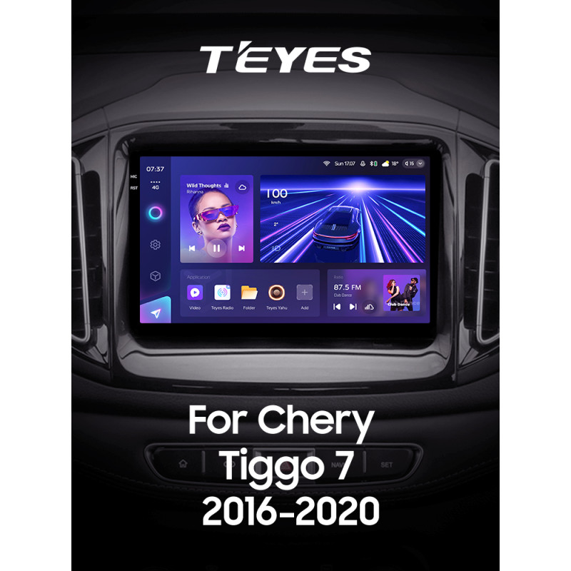Android head unit Teyes CC3 4+32 Gb Chery Tiggo 7 1 2016-2020 (F1) 9" 2k (L1)