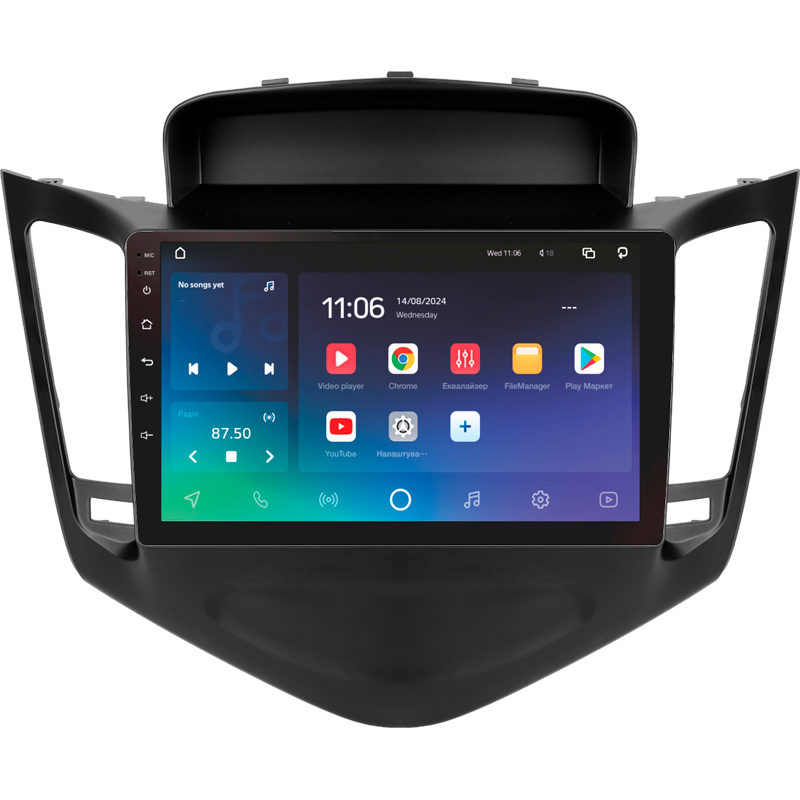 Android head unit SIGMA PRO 9432 ANDROID 10 4+32 Gb 4G DSP Chevrolet Cruze J300 2008-2014 9"