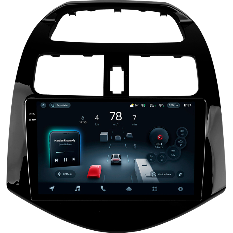 Android head unit Teyes CC4 Pro 12+256 Gb Chevrolet Spark M300 2009 - 2016 (F1) 9" 2k