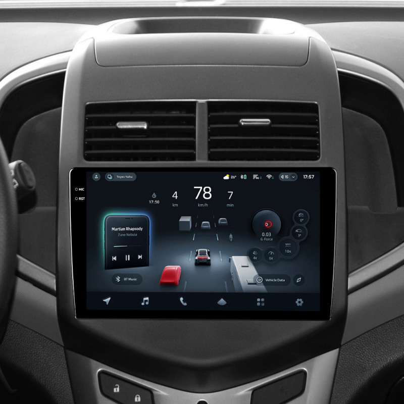 Android head unit Teyes CC4 Pro 8+128 Gb Chevrolet Aveo 2 2011-2015 9" 2k