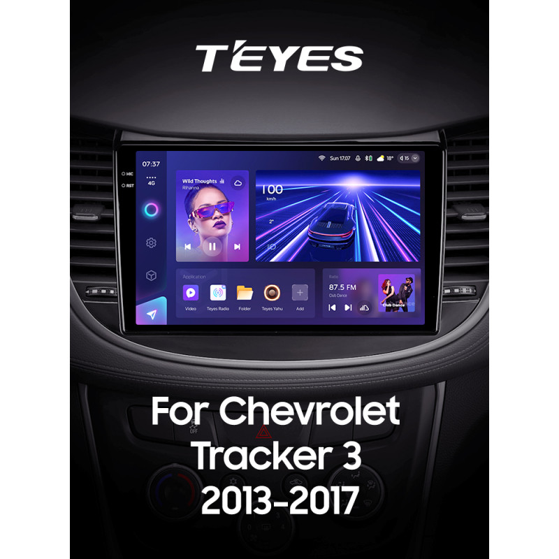 Android head unit Teyes CC3 6+128 Gb with 360° surround view° Chevrolet Tracker 3 (F2) 2013-2017 9" 2k