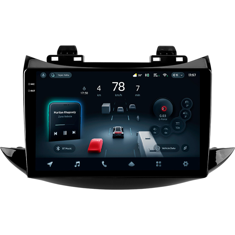Android head unit Teyes CC4 Pro 12+256 Gb Chevrolet Tracker 3 (F2) 2013-2017 9" 2k