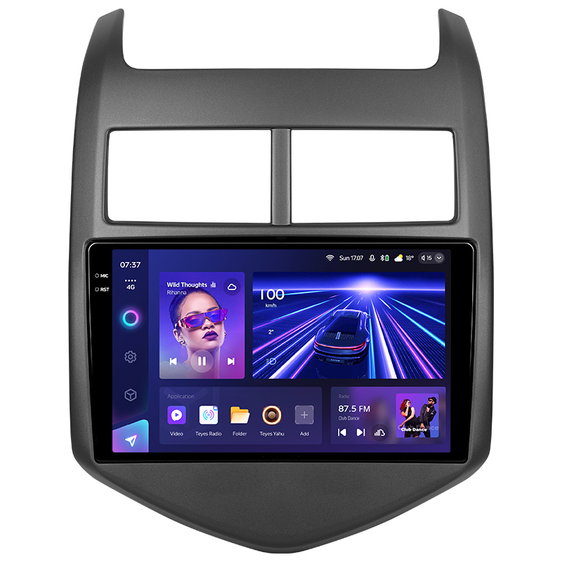 Android head unit Teyes CC3 4+32 Gb Chevrolet Aveo 2 2011-2015 9" 2k