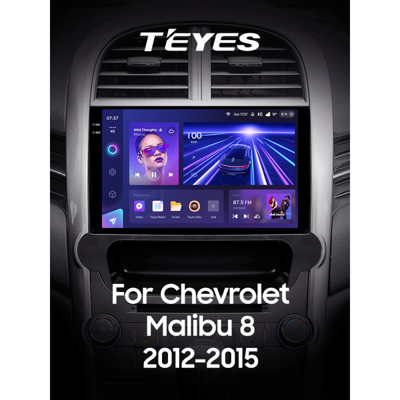 Android head unit Teyes CC3 4+32 Gb Chevrolet Malibu 8 2012-2015 9" 2k
