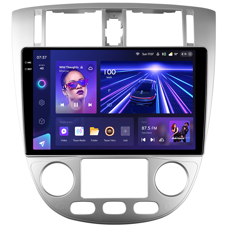 Android head unit Teyes CC3 4+32 Gb Chevrolet Lacetti J200 For Buick Excelle Hrv 2004-2013 For Daewoo Gentra 2 2013-2015 (F2) 10" 2k