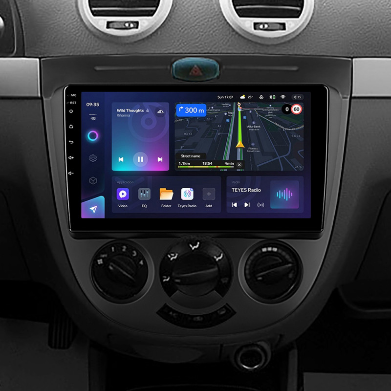 Android head unit Teyes CC3L 4+32 Gb Chevrolet Lacetti J200 Buick Excelle Hrv 2004-2013 (F1) 9"
