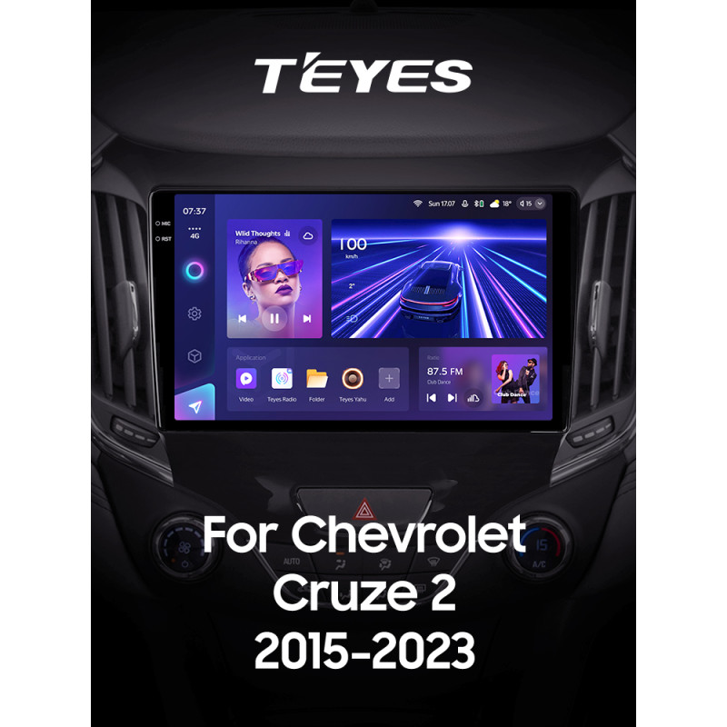 Odtwarzacz multimedialny Teyes CC3 4+32 GB Chevrolet Cruze 2 2015-2023, 9
