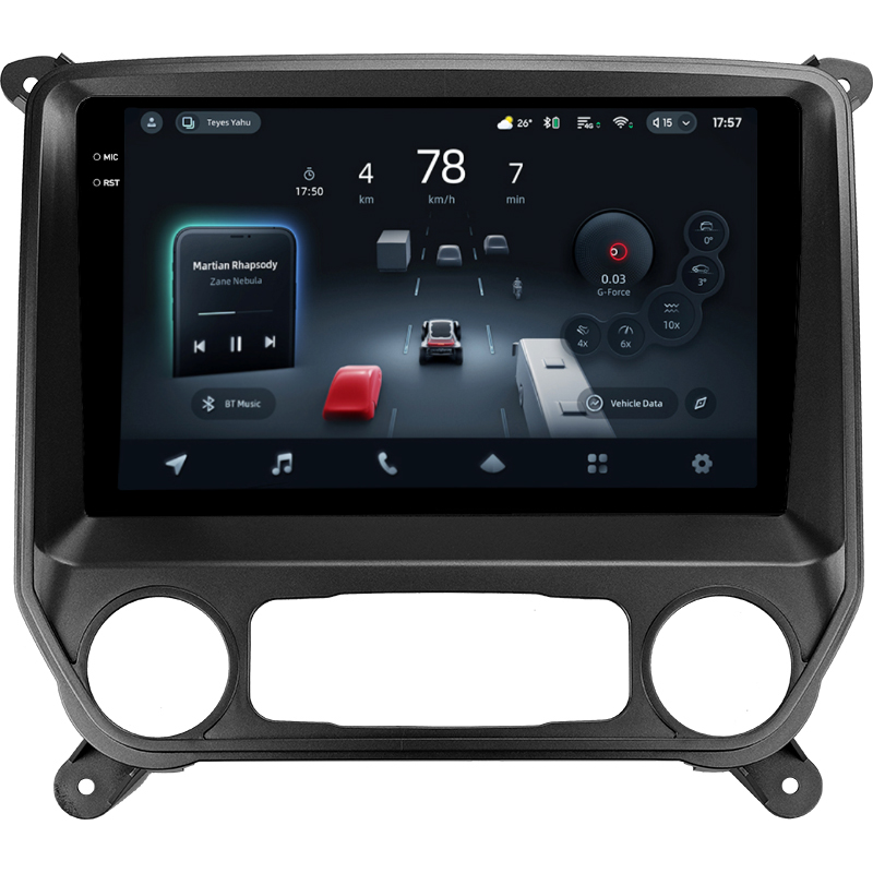 Android head unit Teyes CC4 Pro 12+256 Gb Chevrolet Silverado 3 GMTK2 2013-2019 10" 2k