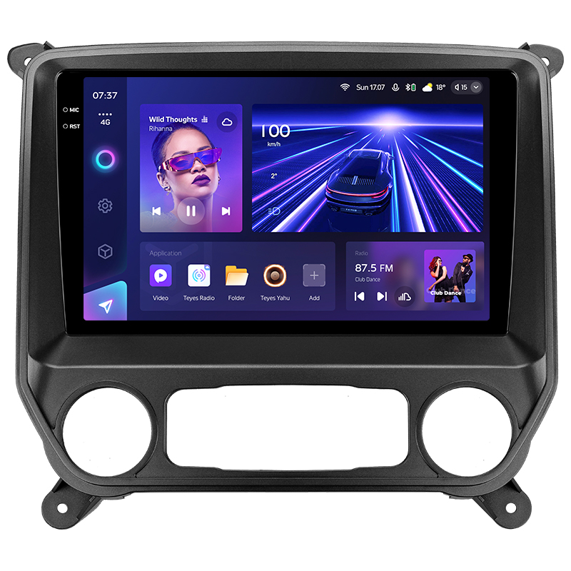 Android head unit Teyes CC3 4+32 Gb Chevrolet Silverado 3 GMTK2 2013-2019 10" 2k