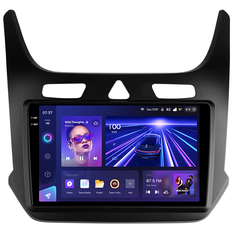 Štátní magnetofon Teyes CC3 6+128 GB s kruhovým pohledem 360° pro Chevrolet Cobalt 2 2011–2018, 9